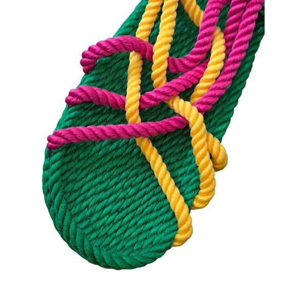 Nomadic State of Mind Rope Sandals Multicolor Unisex Size 37 Washable Boho - Picture 2 of 7
